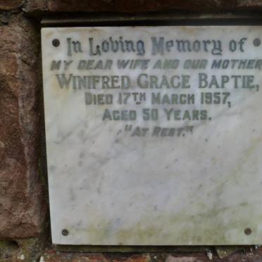 BAPTIE Winifred Grace -1957