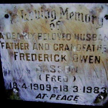 BASSON Frederick Owen 1909-1983