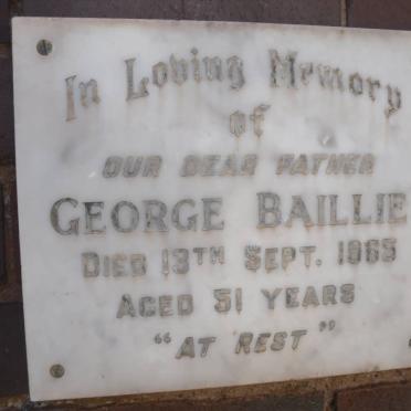 BAILLIE George -1965