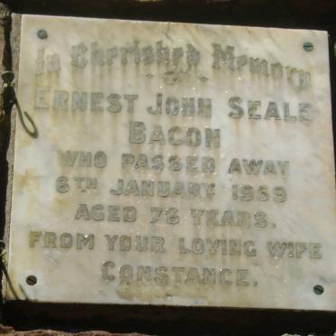 BACON Ernest John Seale -1959