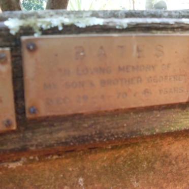 BATES Geoffrey -1970