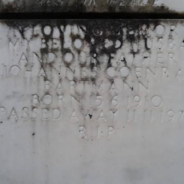 BARTMANN Johannes Coenrad 1910-1973