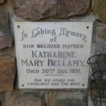 BELLAMY Katharine Mary -1951