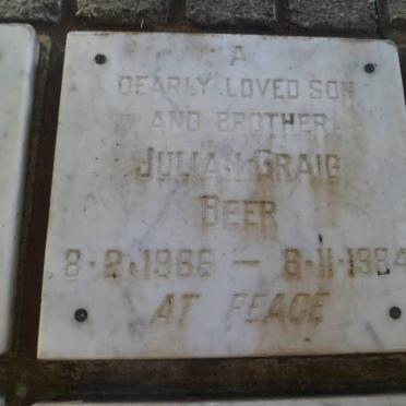 BEER Julian Craig 1966-1984 
