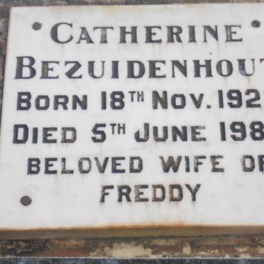 BEZUIDENHOUT Catherine 1922-1989