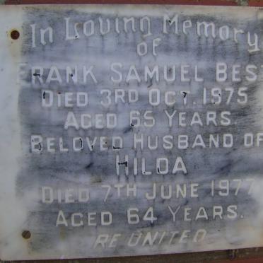 BEST Frank Samuel -1975 &amp; Hilda -1977