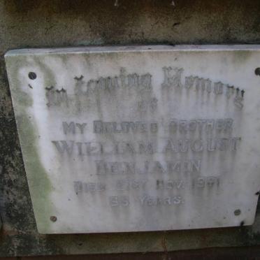 BENJAMIN William August -1961