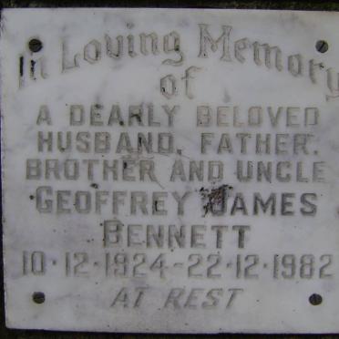 BENNETT Geoffrey James 1924-1982
