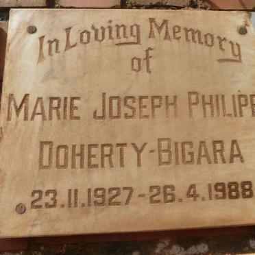 BIGARA Marie Joseph Philippe, Doherty 1927-1988