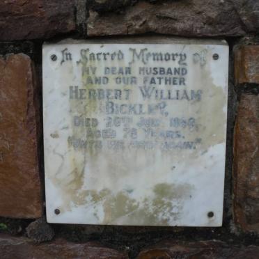 BICKLEY Herbert William -1956