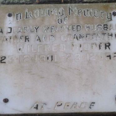 BIDDER Wilfred 1901-1982