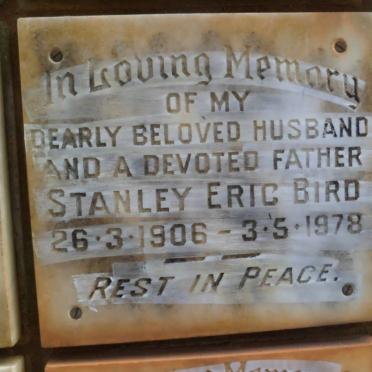 BIRD Stanley Eric 1906-1978