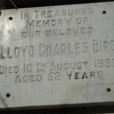 BIRD Lloyd Charles -1990