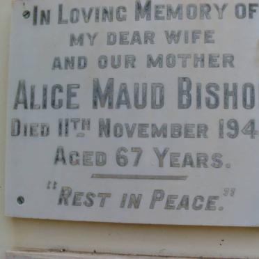 BISHOP Alice Maud -1945