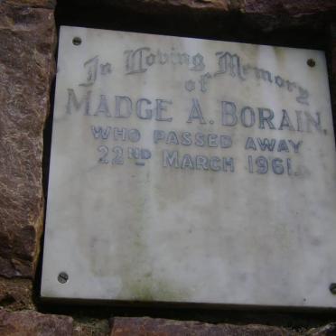 BORAIN Madge A. -1961