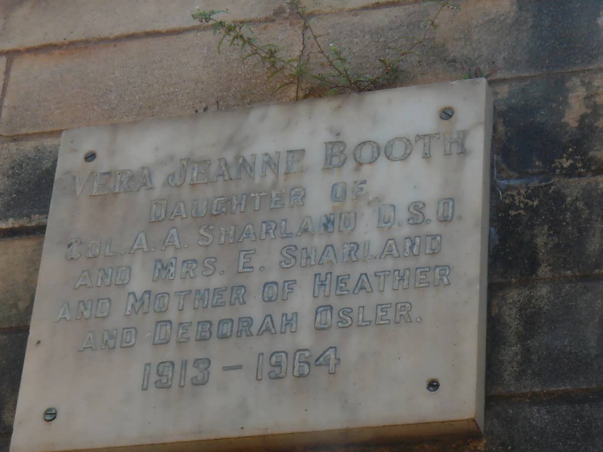 BOOTH Vera Jeanne 1913-1964