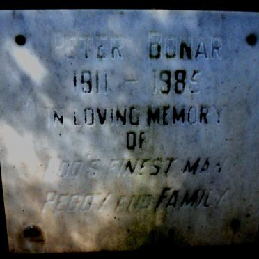BONAR Peter 1911-1985