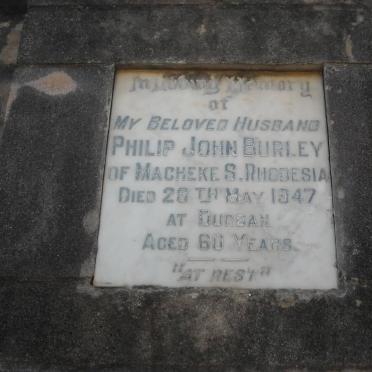 BURLEY Philip John -1947