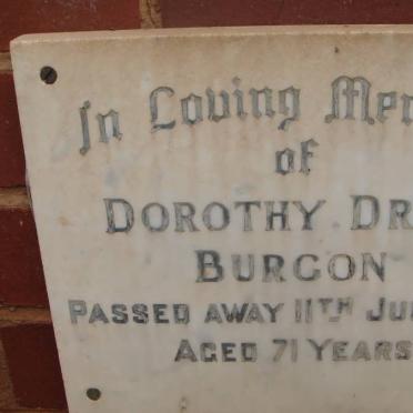 BURGON Dorothy Drew -1970