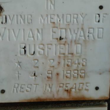 BUSFIELD Vivian Edward 1943-1989
