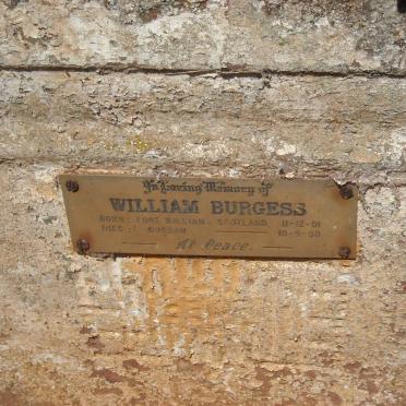 BURGESS William 1901-1990