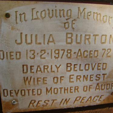 BURTON Julia -1978