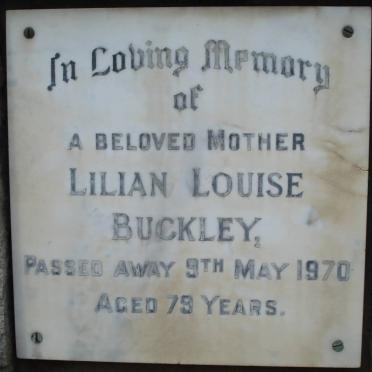 BUCKLEY Lilian Louise -1970