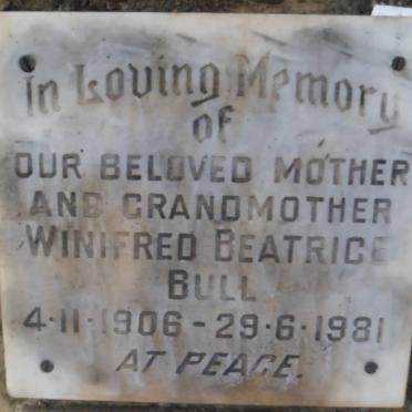 BULL Winifred Beatrice 1906-1981