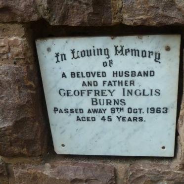 BURNS Geoffrey Inglis -1963