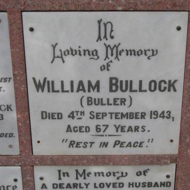 BULLOCK William -143
