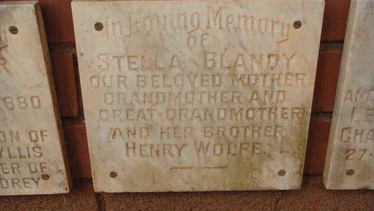 BLANDY Stella :: WOLFE Henry