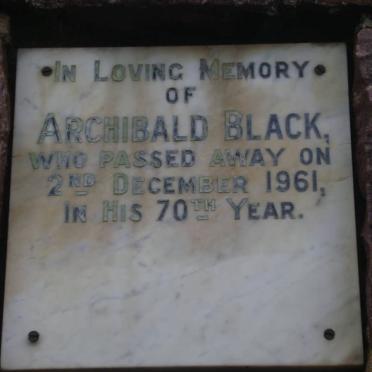 BLACK Archibald -1961