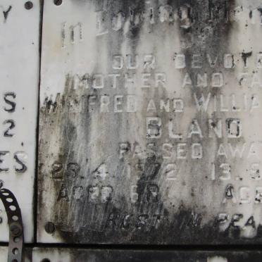 BLAND William Carey -1972 &amp; Winifred -1972