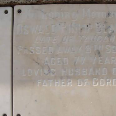 BLAKE Oswald Philip -1971