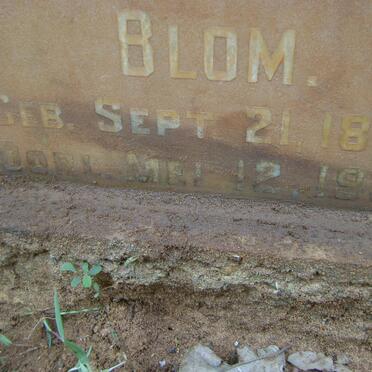 BLOM Jacobus Johannes 1880-1952 &amp; Anna Christina 1880-1946 