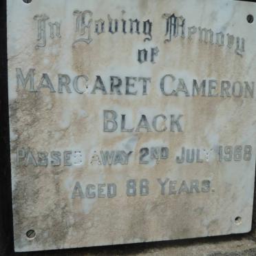 BLACK Margaret Cameron -1968