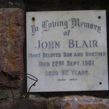 BLAIR John -1961