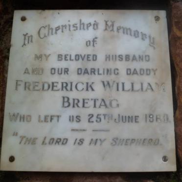 BRETAG Frederick William -1960