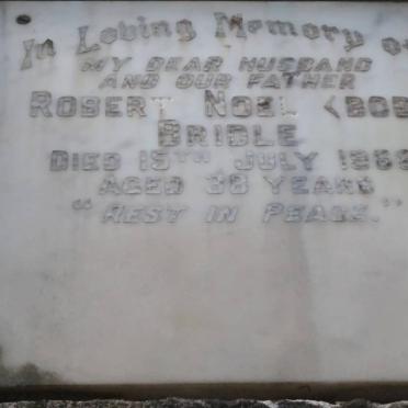 BRIDLE Robert Noel -1966