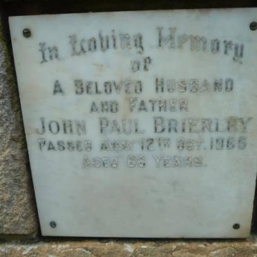 BRIERLEY John Paul -1965