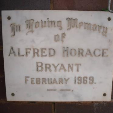 BRYANT Alfred Horace -1969