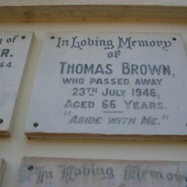 BROWN Thomas -1946