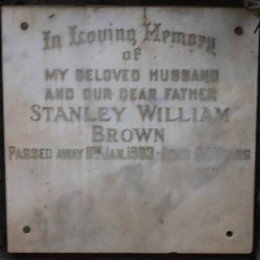 BROWN Stanley William 1963