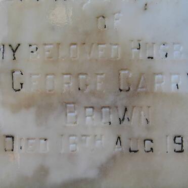 BROWN George Carrie -1950