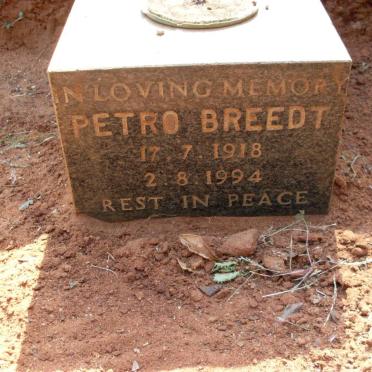 BREEDT Petro 1918-1994