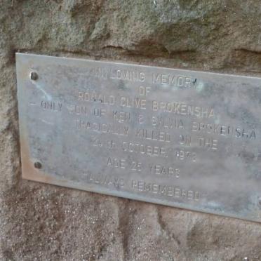 BROKENSHA Ronald Clive -1973