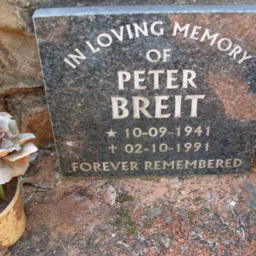 BREIT Peter 1941-1991