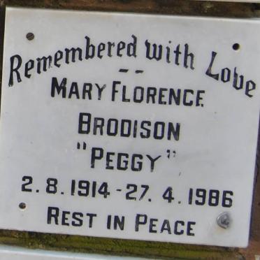 BRODISON Mary Florence 1914-1986