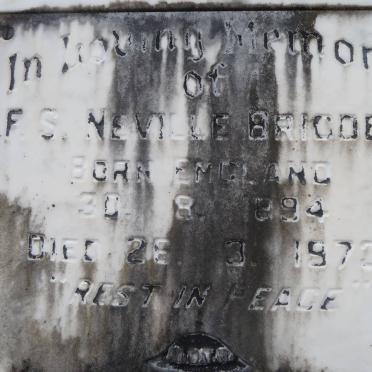 BRIGDEN F.S. Neville 1894-1973