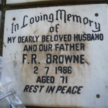 BROWNE F.R. -1986